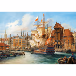 Castorland The Old Gdansk 1000 pcs Jigsaw puzzle 1000 pc(s) Ships