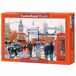 Castorland London Collage 1000 pcs, 1000 pc(s), City, 9 yr(s)