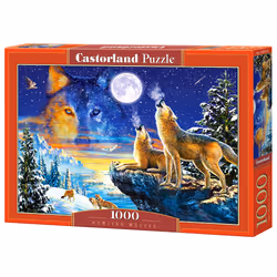 Castorland Howling wolves 1000 pcs, 1000 pc(s), Fauna, 9 yr(s)