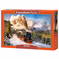 Castorland Steam train 1000 pcs, 1000 pc(s), Vehicles, 9 yr(s)