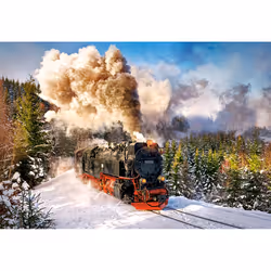 Castorland Steam train 1000 pcs Jigsaw puzzle 1000 pc(s) Vehicles