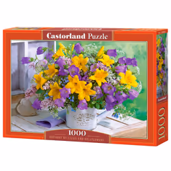 Castorland Bouquet of Lilies and Bellflowers 1000 pcs, 1000 pc(s), Flora, 9 yr(s)