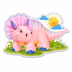 CSB120048 - * Castorland Jigsaw Premium Ma xi 12 Pc - Baby Triceratops