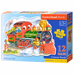 Castorland Huff and Puff 12 Maxi pcs, 12 pc(s), Cartoons, 3 yr(s)