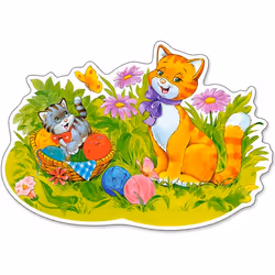 Castorland Kitten Family 12 Maxi pcs Contour puzzle 12 pc(s) Cartoons