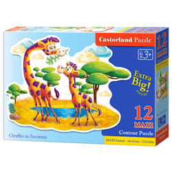 Castorland Giraffes in Savanna 12 Maxi pcs Contour puzzle 12 pc(s) Cartoons