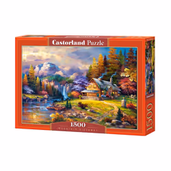Castorland Mountain hideaway 1500 pcs, 1500 pc(s), Fairy, 9 yr(s)