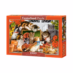 Castorland Kittens Play Time 1500 pcs, 1500 pc(s), Animals, 9 yr(s)