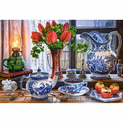 Castorland Still Life with Tulips 1500 pcs Jigsaw puzzle 1500 pc(s) Art - Additional view 2