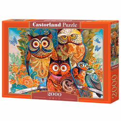 Castorland Owls 2000 pcs, 2000 pc(s), Art, 9 yr(s)