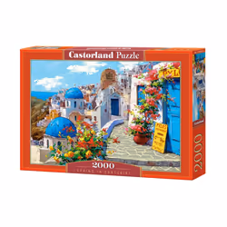 Castorland Spring in Santorini 2000 pcs, 2000 pc(s), Art, 9 yr(s)