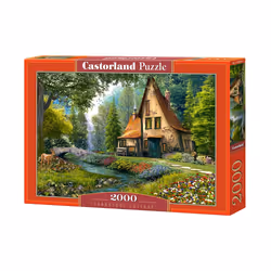 Castorland Toadstool cottage 2000 pcs, 2000 pc(s), Landscape, 9 yr(s)