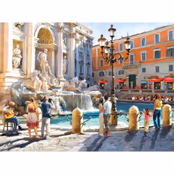 Castorland The Trevi Fountain 3000 pcs Jigsaw puzzle 3000 pc(s) City