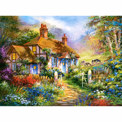 Castorland Forrest cottage 3000 pcs Jigsaw puzzle 3000 pc(s) Fairy