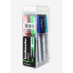karin BrushmarkerPRO Black, Blue, Brown, Gold, Green, Lilac, Orange, Pink, Red, Turquoise, Yellow 12 pc(s)