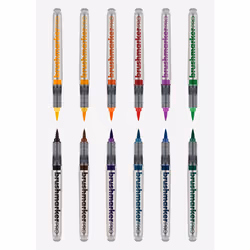 karin BrushmarkerPRO Black, Blue, Brown, Gold, Green, Lilac, Orange, Pink, Red, Turquoise, Yellow 12 pc(s)