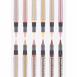karin BrushmarkerPRO Brown, Ochre, Orange, Peach, Pink, Rose, Sepia, Yellow 12 pc(s)