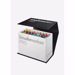 karin BrushmarkerPRO MiniBox, Multicolour, Multicolour, 26 colours, Round, Box, 26 pc(s)
