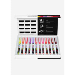 karin Pigment Decobrush Burgundy, Lilac, Magenta, Orange, Pink, Red, Violet, Yellow 12 pc(s)