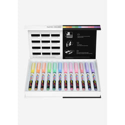 karin Pigment Decobrush Blue, Green, Lilac, Orange, Pink, Red, Violet, Yellow 12 pc(s)