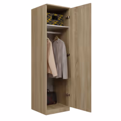 Topeshop SD-50 SON KPL bedroom wardrobe/closet 5 shelves 1 door(s) Oak - Additional view 2