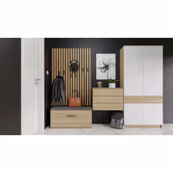 Topeshop PARMA SZAFKA SONOMA shoe organizer Closed Sonoma oak - Additional view 3