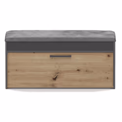 Topeshop PARMA SZAFKA ANT/ART shoe organizer Closed Anthracite, Oak - Additional view 4