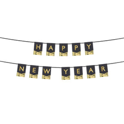 PartyDeco Happy New Year Garland