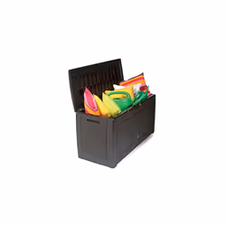 Prosper Plast MBM310-440U 119 x 48 x 60 cm "Boxe Matuba" Garden Container - Dark Brown - Additional view 2