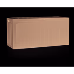 Outdoor Plastic Storage Box Chest Lid Container - 280L, Anthracite
