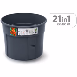 Prosperplast Grower Tomato Planter Plastic Anthracite (L) x 39.2 (W) x 31.5-153 (H) cm, Grande