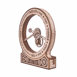 WoodTrick Kinetic Clock: Modern