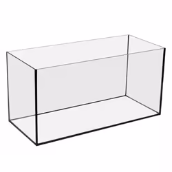 Aquael Glass Aquarium Fish Tank Aquarium Aquascape Bare Starter High Opti-White - 45L