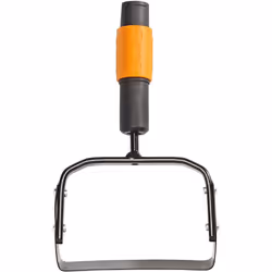 Fiskars QuikFit Push-Pull Weeder, Tool Head, Length: 25 cm, Width: 15.5 cm, Steel blade, Black/Orange, 1000738