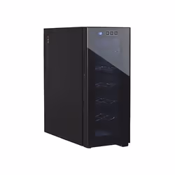 Adler AD 8083 wine cooler Thermoelectric wine cooler Freestanding Black 12 bottle(s)
