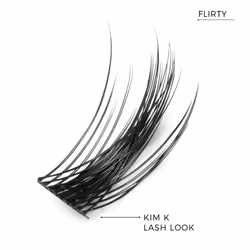 Flirty eyelashes in cluster 1 u