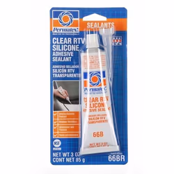 PERMATEX 60-005 Sealing Substance Tube Silicone 85 Permanently elastic, Oil resistant, UV resistant transparent