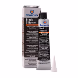 Sealing Substance; PERMATEX; Tube Silicone 85 Oil resistant, UV resistant, Permanently elastic black