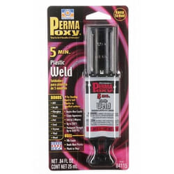 PERMATEX 60-022 Epoxy Adhesive Tube hardening, Solvent resistant black 25