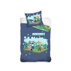 Minecraft Block Single Duvet Cover and Pillowcase Set - European Size