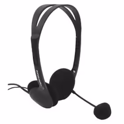 Esperanza EH102, Wired, Calls/Music, Headset, Black