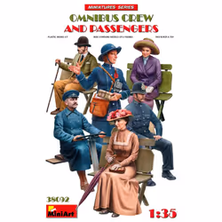MiniArt 38092 Omnibus Crew and Passengers Figures 1:35 Model Kit