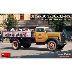 MIN38079 - Miniart 1:35 - 3t Cargo Truck, 3,6-36S Pritsche Normal Type