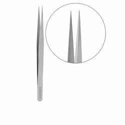 Pointed eyelash tweezers 1 u