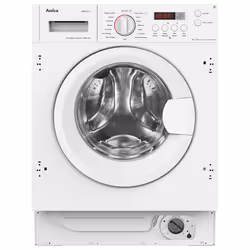 Amica AWDT814S, Front-load, Built-in, White, Left, Buttons, Rotary, LED