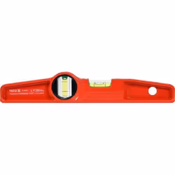 Yato YT-30370, Torpedo level, 0.25 m, Red, 0.5 mm/m, Aluminium, 250 mm