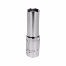 Yato YT-12935, Single item, Socket adaptor, Chrome vanadium steel, 1/2", Satin, 77 mm