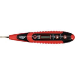 Yato YT-28630 voltage tester screwdriver Black, Red
