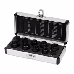 Yato YT-06031 screw/bolt extractor 10 pc(s) Screw extractor set Black