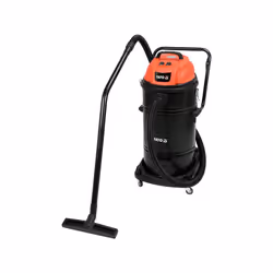 Yato YT-85710, 2400 W, Dry&wet, Bagless, 70 L, HEPA, Black, Red